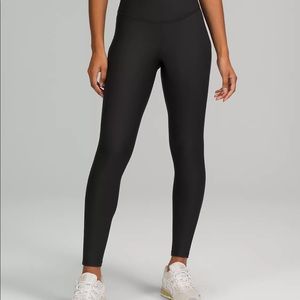 Lululemon Fast as Fleece Tight 28” Size 8 in Black Cherry